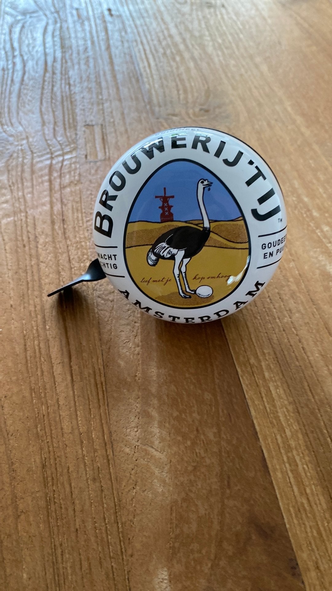 Unieke fietsbel brouwerij ‘T IJ  nieuw, Ophalen of Verzenden, Nieuw