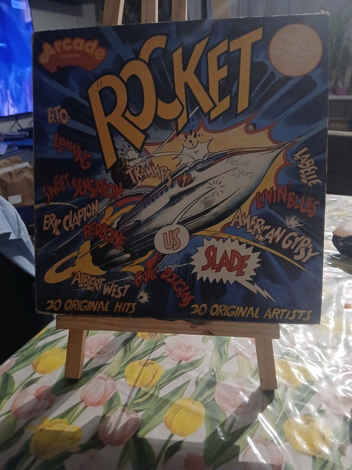 Rocket - 20 Original Hits LP (Arcade Records), LP, Gebruikt, Ophalen of Verzenden, Complilatie