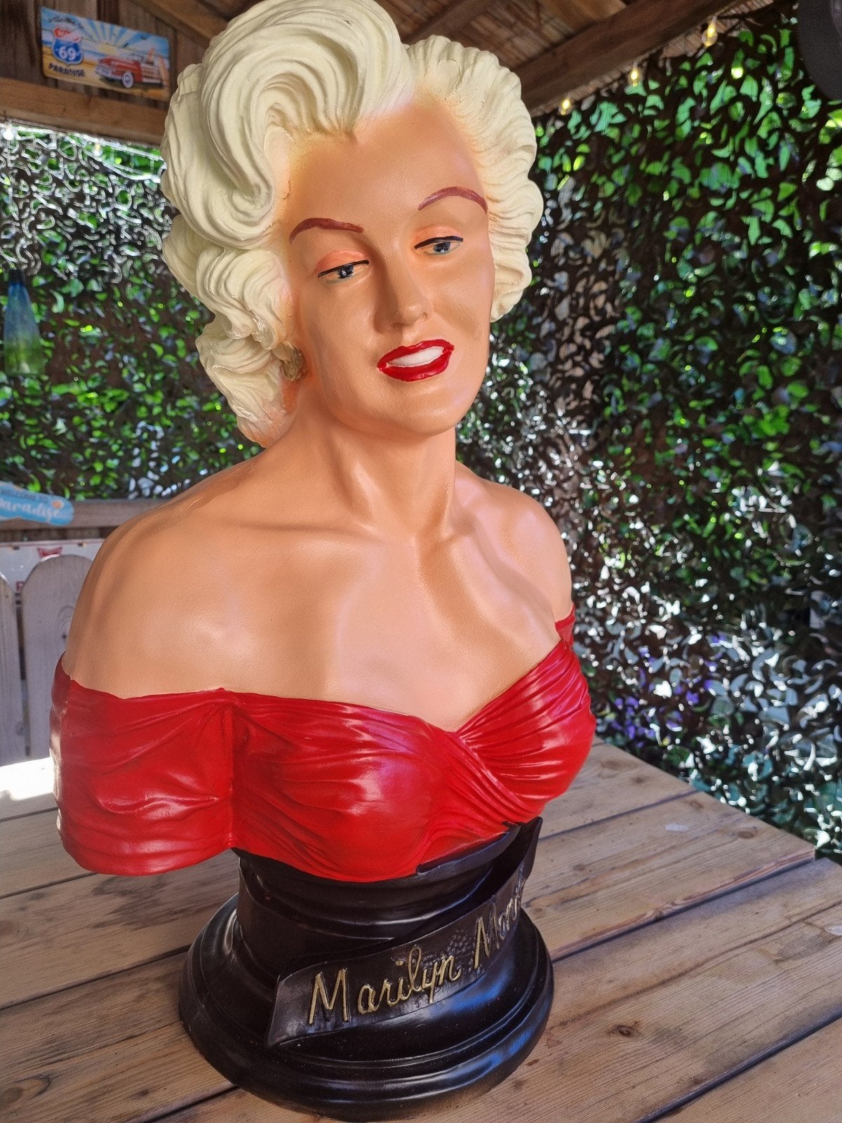 Marilyn Monroe Buste - Hollywood Icoon Decoratie, Buste, Ophalen of Verzenden, 20 - 50 cm, Overige materialen