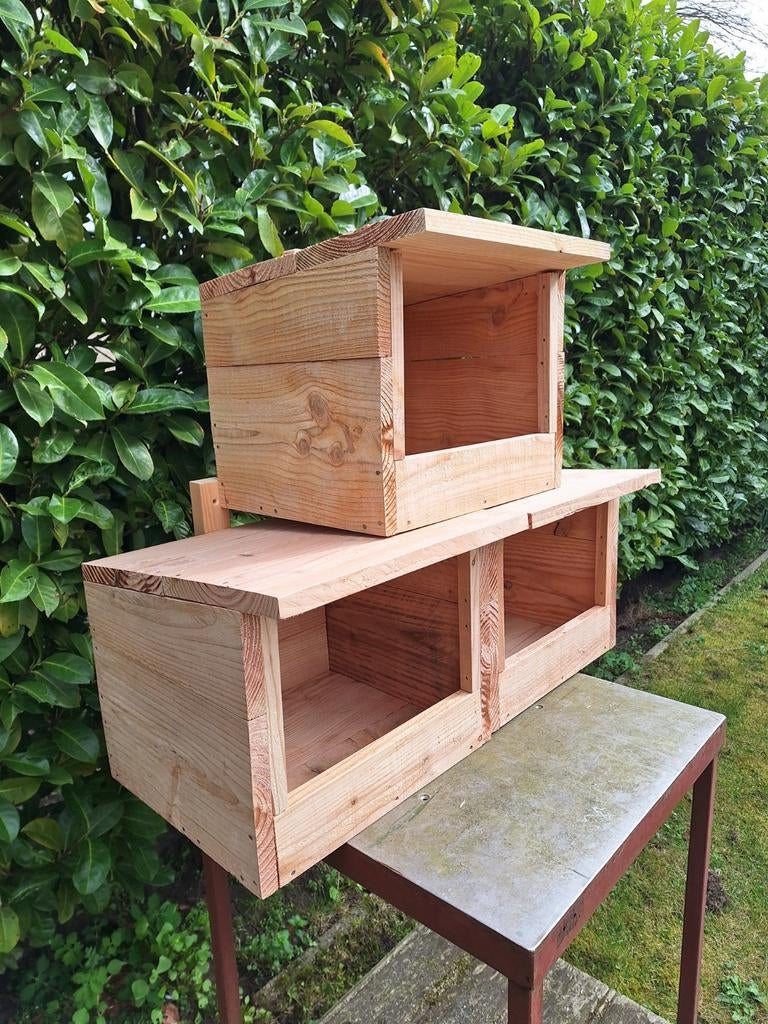 Nestkast Torenvalk – Duurzaam Douglas hout | Handgemaakt 🦅, Ophalen of Verzenden, Nieuw, Hout, Broedkooi of Kweekkooi