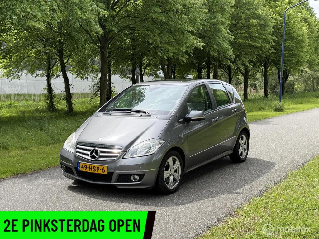 Mercedes A-klasse 200 Avantgarde*AUTOMAAT*PARKEERSENSOREN*CR, Auto's, Mercedes-Benz, 136 pk, Gebruikt, Beige, Leder en Stof