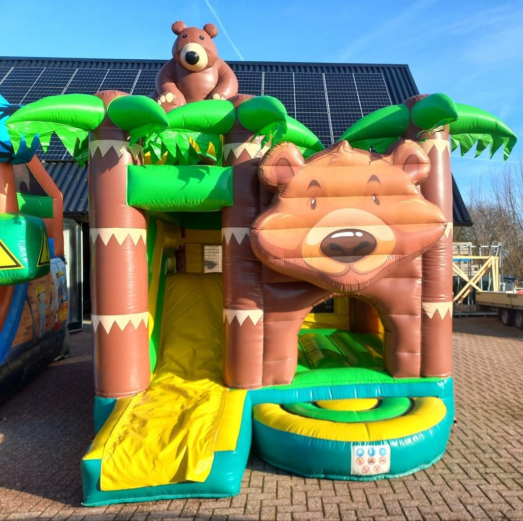 TE HUUR  beer springkussen €85,- * mooi weer garantie, Hobby en Vrije tijd, Feestartikelen | Verhuur, Ophalen, Zo goed als nieuw
