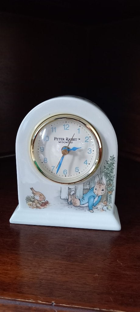 Wedgwood Peter Rabbit Klokje - Zo goed als nieuw, Ophalen of Verzenden, Zo goed als nieuw, Dier