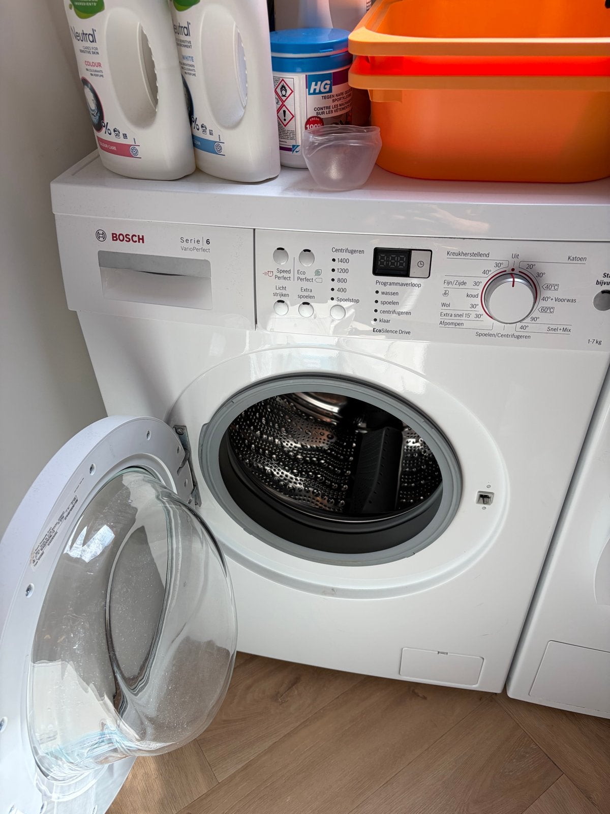 Bosch Serie 6 VarioPerfect Wasmachine WAQ28363NL/18, Witgoed en Apparatuur, Wasmachines, Ophalen, Gebruikt, 85 tot 90 cm, 1200 tot 1600 toeren
