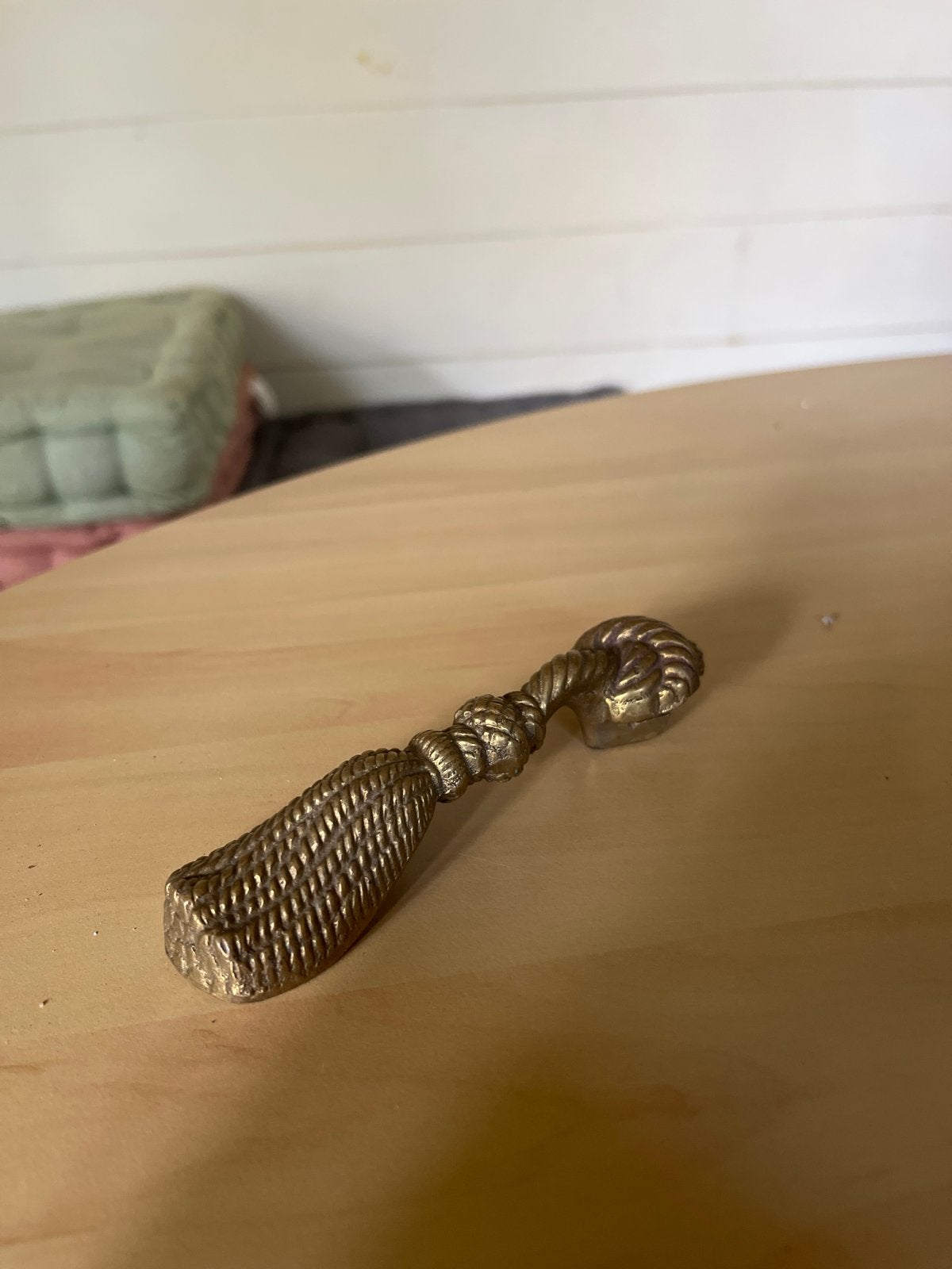 Vintage messing flessenopener 'Handmade for Meander', Ophalen of Verzenden