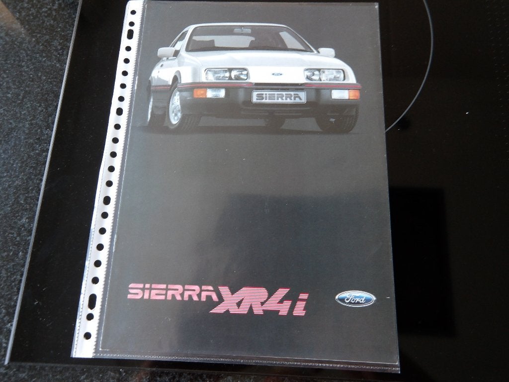 Ford Sierra XR4i brochure, Boeken, Ophalen of Verzenden, Zo goed als nieuw, Ford