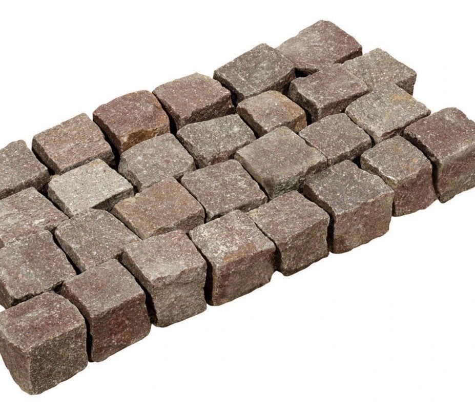 Kasseien Italiaans Porfier 10x10x6-8cm, Natuursteeninfo BV, Klinkers, Nieuw, Ophalen of Verzenden