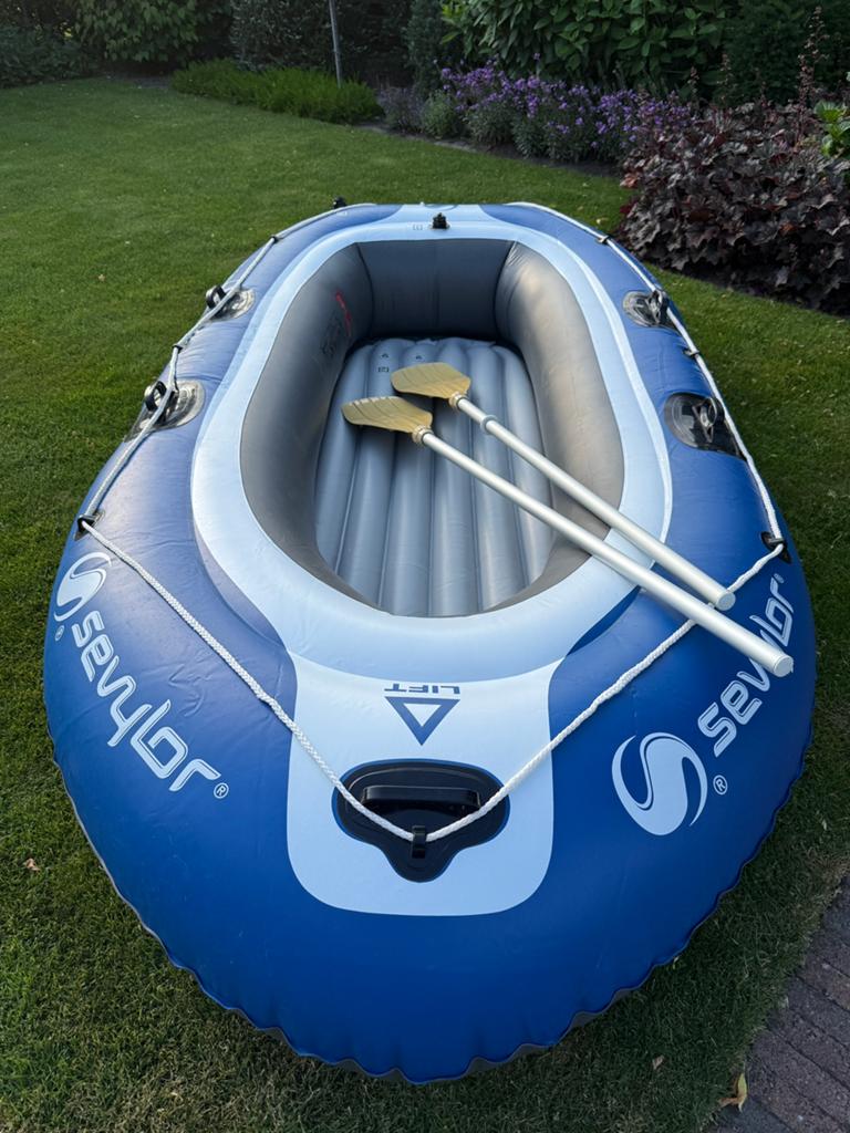 Sevylor Caravelle K85 compleet, Watersport en Boten, Kano's, Ophalen of Verzenden, Zo goed als nieuw, Twee personen, Overige typen