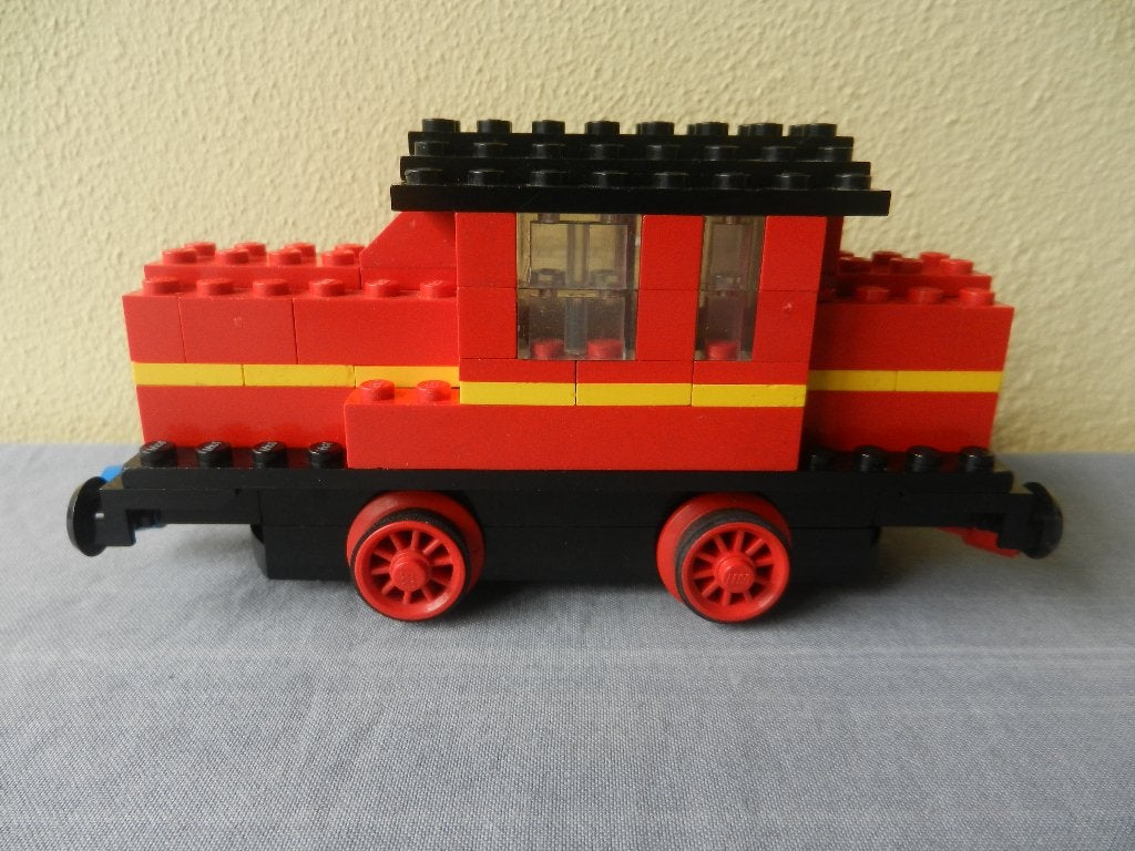 Lego 723 trein, locomotief met 12 volt motor (uit 1974), Kinderen en Baby's, Ophalen of Verzenden, Gebruikt