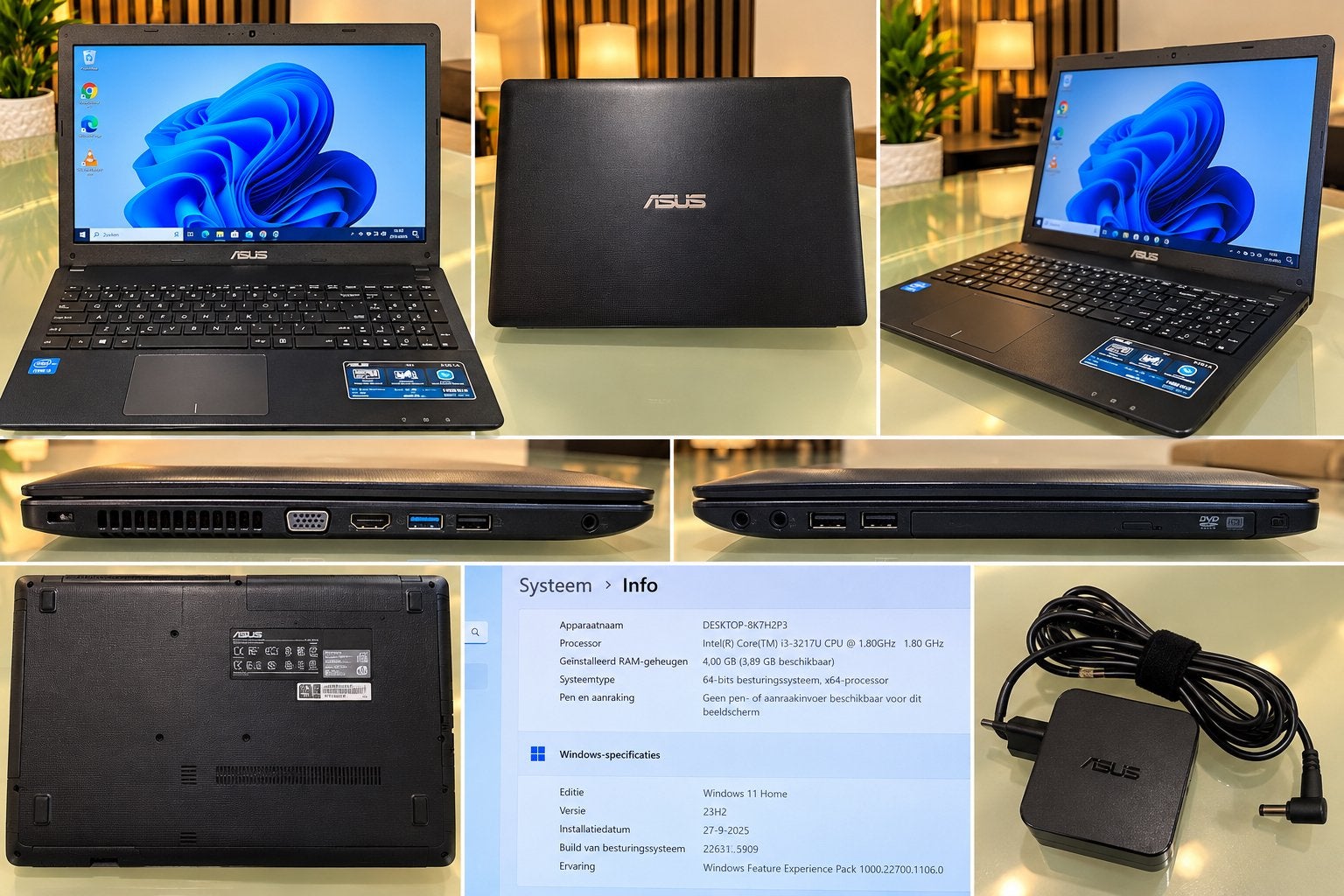 ASUS laptop - Ideaal voor dagelijks gebruik, Computers en Software, Ophalen of Verzenden, Gebruikt, 4 GB, Minder dan 2 Ghz