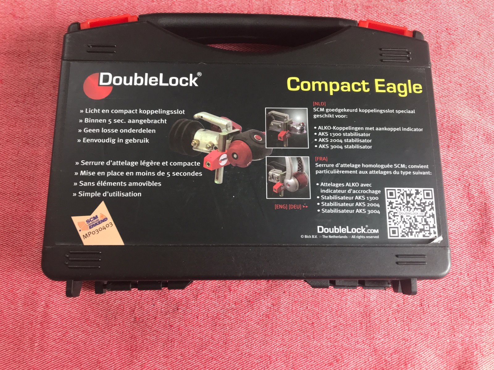 DoubleLock Compact Eagle SCM gekeurd koppelingsslot, Ophalen, Zo goed als nieuw