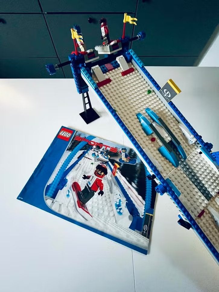 LEGO Sports 3538 Snowboard Boarder Cross Race, Compleet, Gebruikt, Overige thema's, Lego