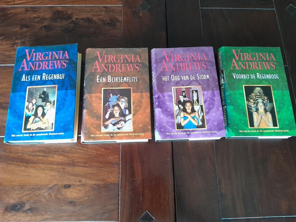 Virginia Andrews - Hudson-serie (4 boeken), Ophalen of Verzenden, Gelezen, Virginia Andrews, Nederland