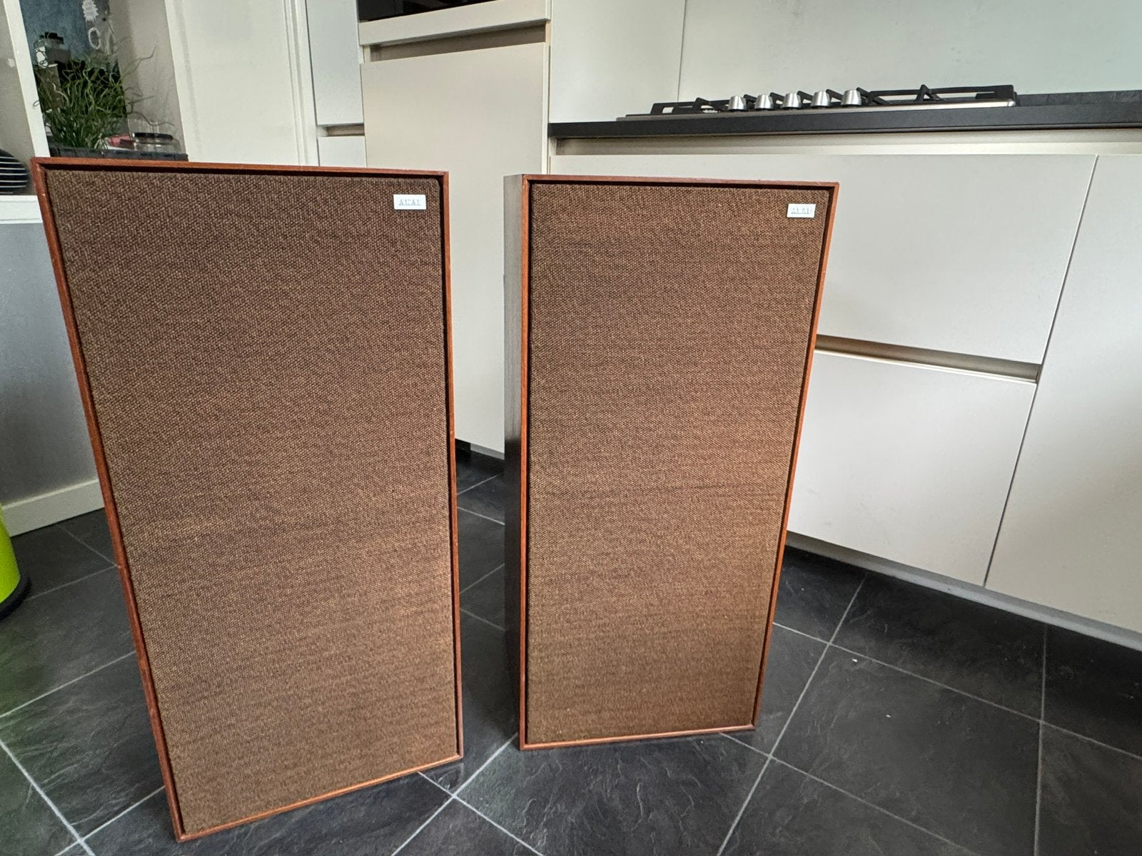 Akai ST-401 luidsprekers - Klassiek geluid, Gebruikt, Minder dan 60 watt, Front, Rear of Stereo speakers, Ophalen