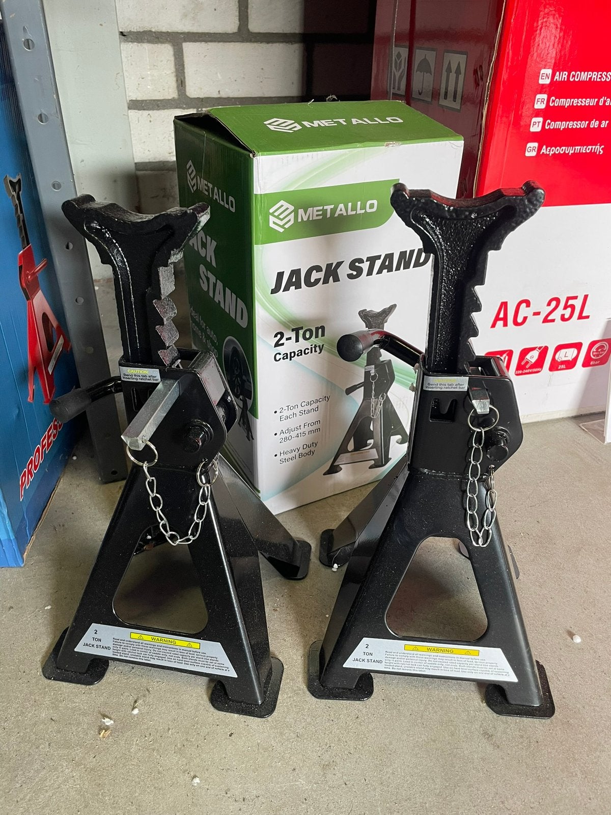 2 Ton assteunen set 2 stuks €29,95, Ophalen, Nieuw
