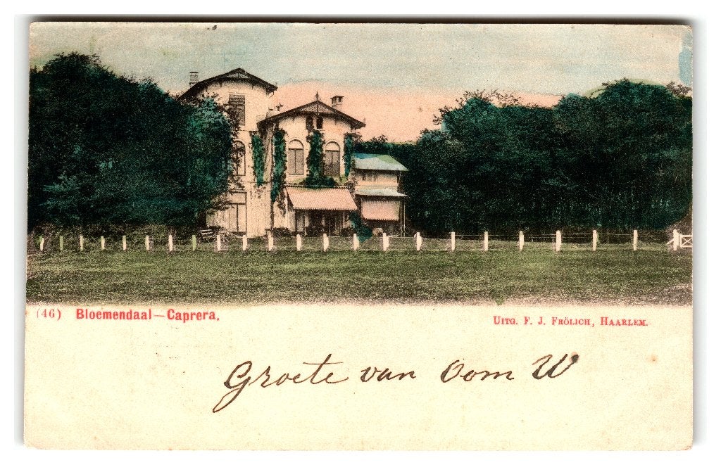 Bloemendaal, Caprera, Ophalen of Verzenden, Voor 1920, Gelopen, Noord-Holland