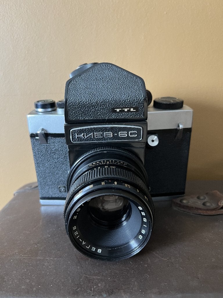 Kiev 6C, Gebruikt, Spiegelreflex, Ophalen of Verzenden, Kiev