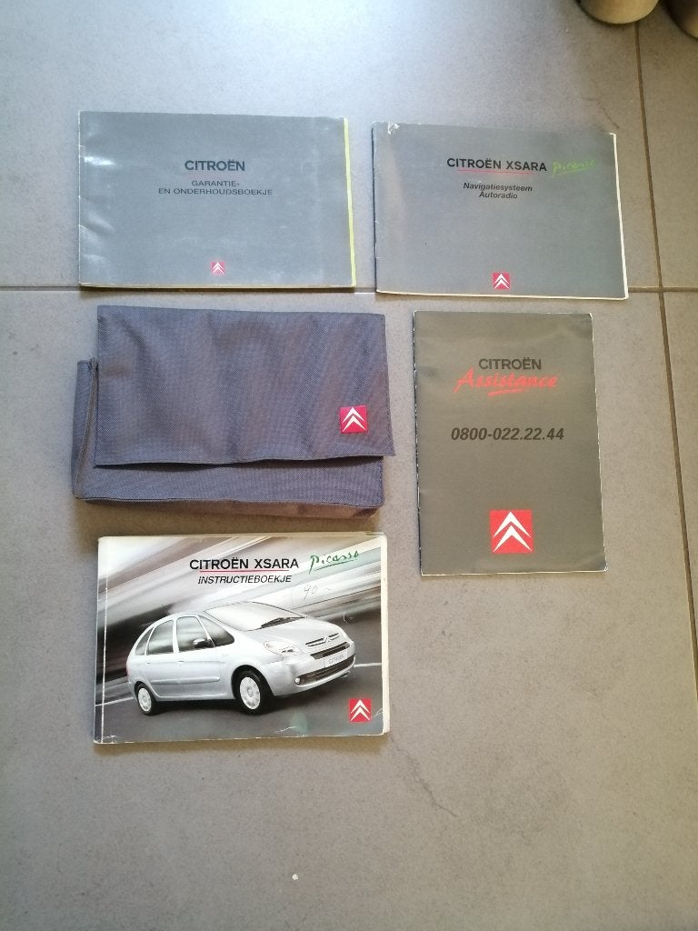 Compleet mapje boekjes CITROEN XSARA PICASSO  2000/2011, Auto diversen, Ophalen of Verzenden