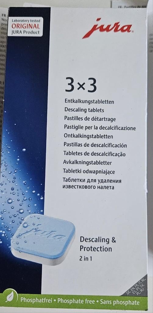 Jura ontkalkingstabletten, Ophalen of Verzenden, Nieuw, Jura, Reiniging en onderhoud