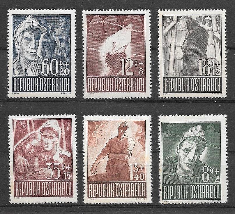 Oostenrijk 1947 Krijgsgevangenen, Postzegels en Munten, Postzegels | Europa | Oostenrijk, Verzenden, Postfris