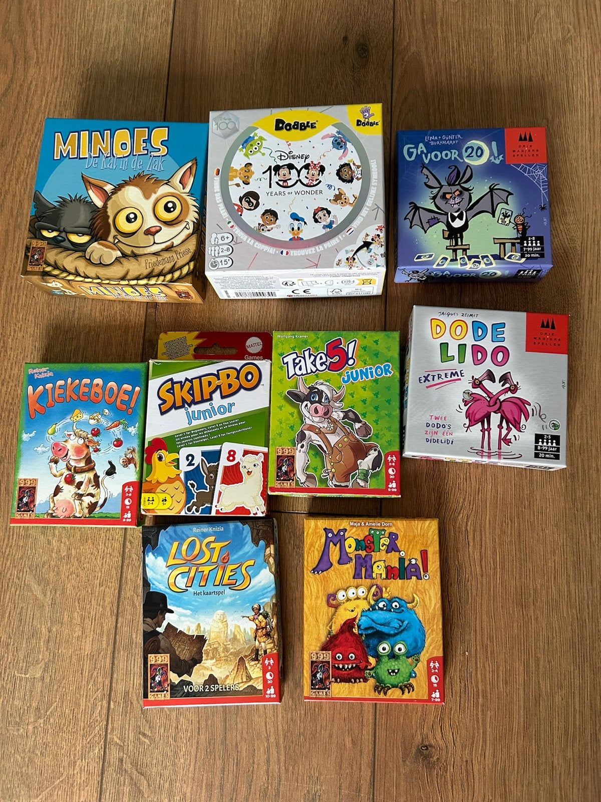 Diverse bordspellen en kaartspellen, Een of twee spelers, Ophalen, Gebruikt