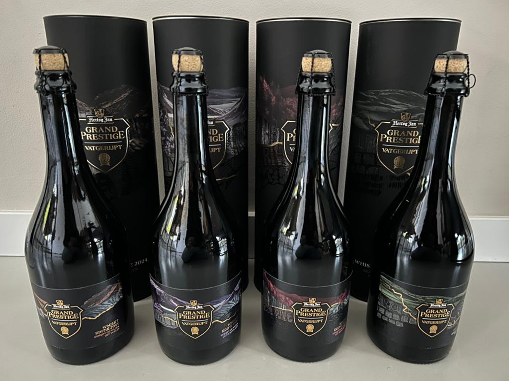 Hertog Jan Vatgerijpt - Whisky editie 2024, Ophalen, Zo goed als nieuw, Flesje(s), Hertog Jan