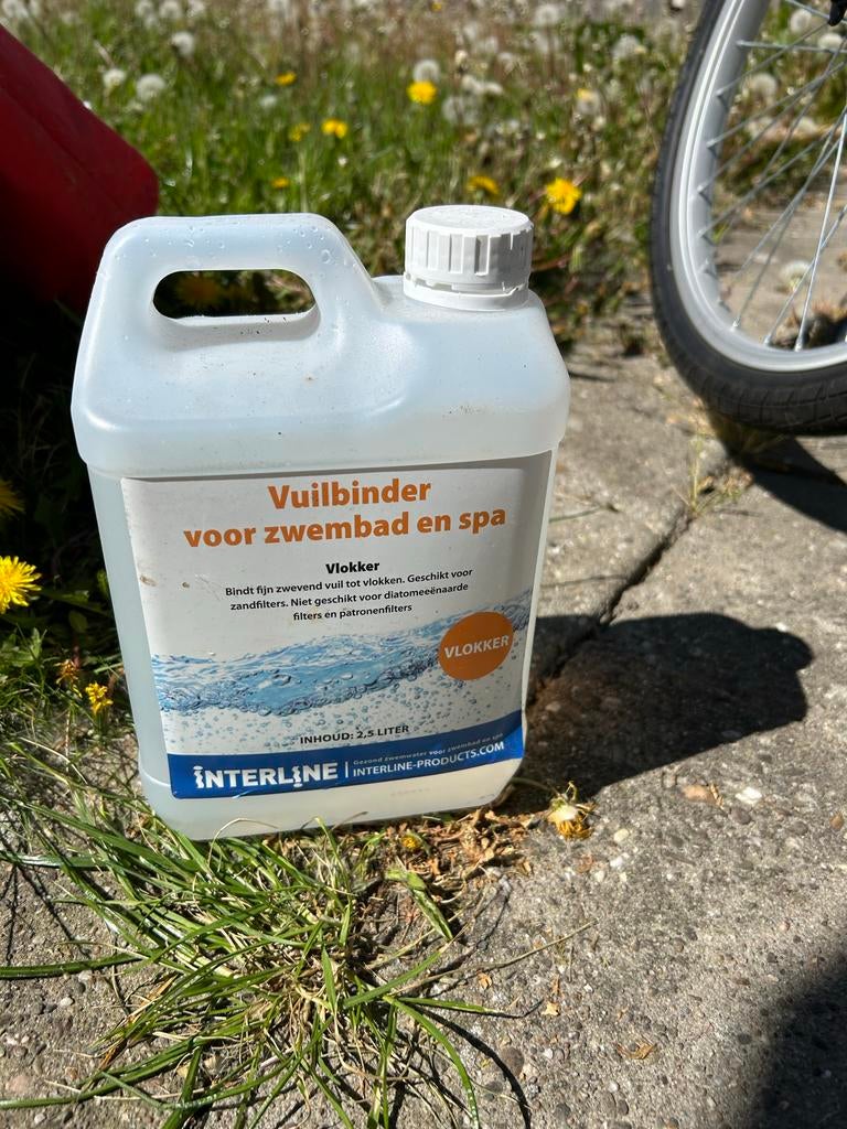 Interline Vuilbinder Vlokker voor Zwembad en Spa - 2,5 Liter, Ophalen, Nieuw, Overige typen