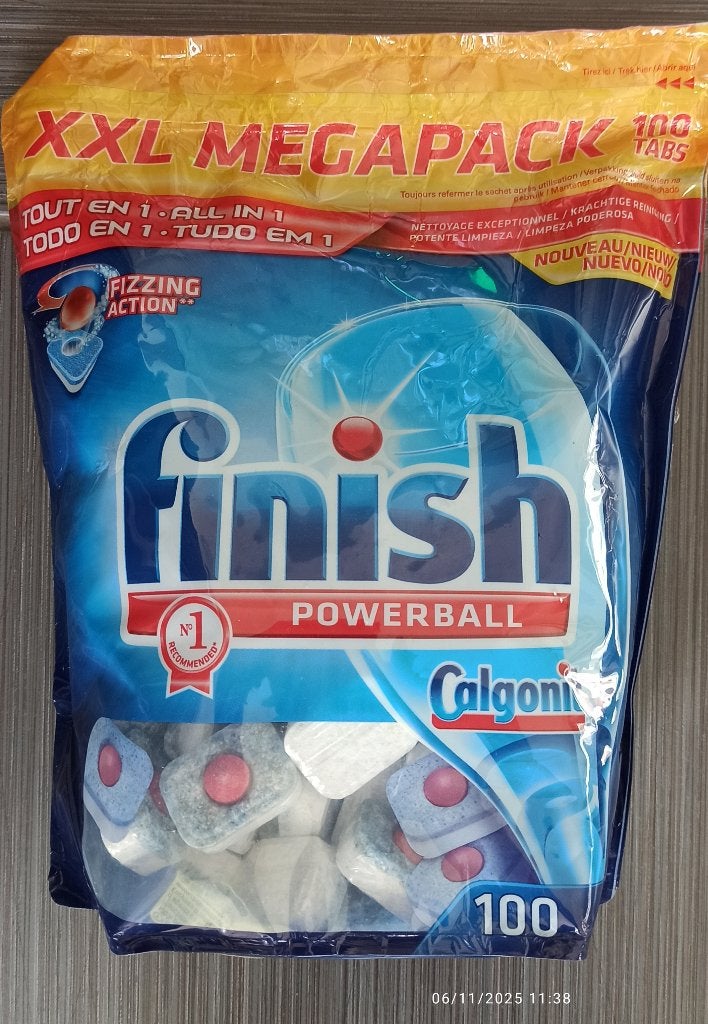 100 Finish All-in-1 Mega Vaatwastabletten 100 stuks € 7,50, Ophalen, Overige typen
