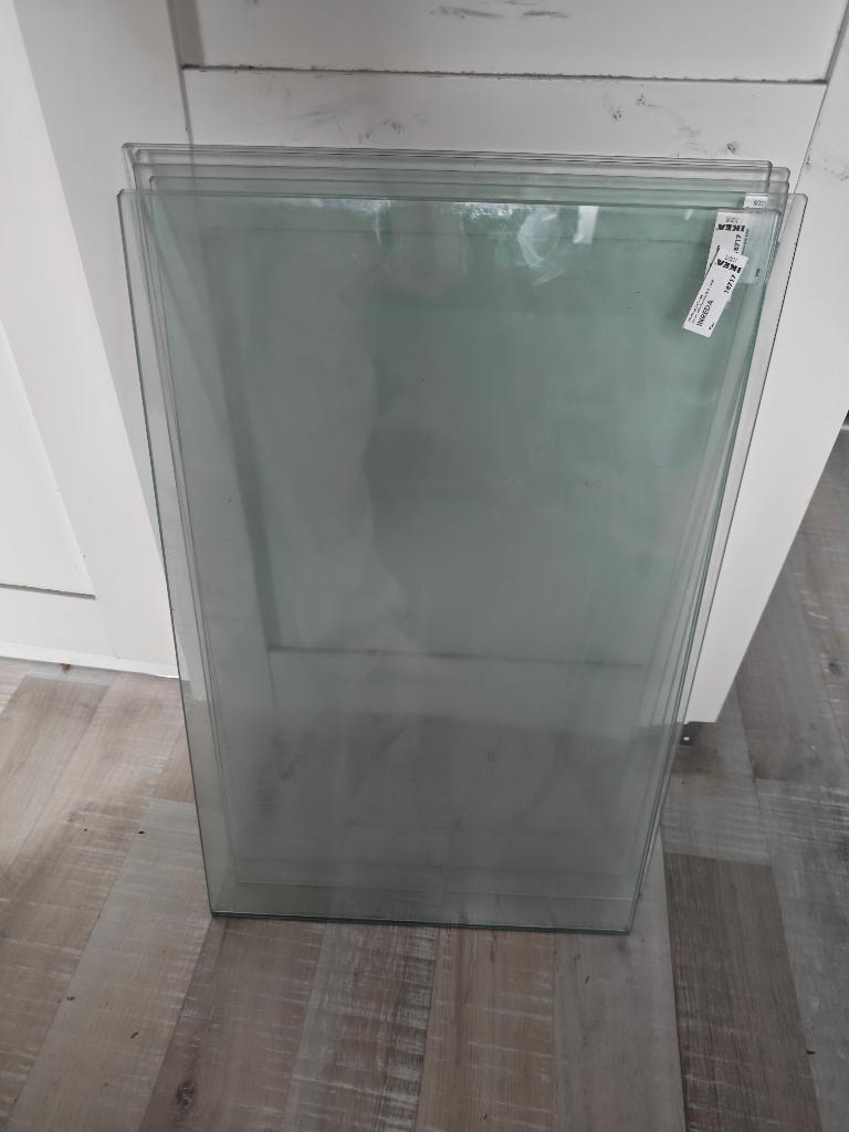 ikea inreda/besta glasplaten x6 56x36cm, Ophalen, Minder dan 50 cm, Glas, Minder dan 100 cm