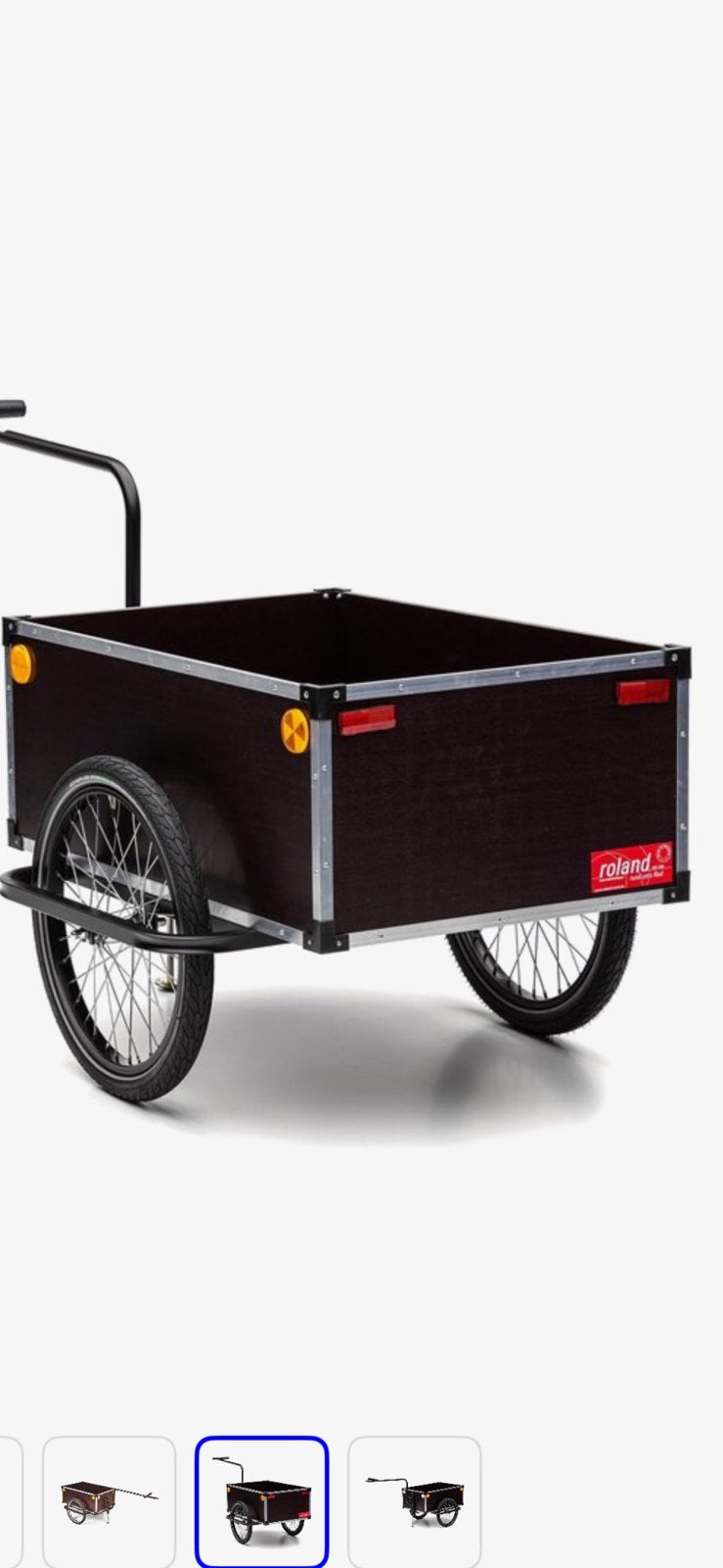 Roland fietskar Jumbo, Ophalen, Gebruikt, Bagagekar, 80 kg of meer