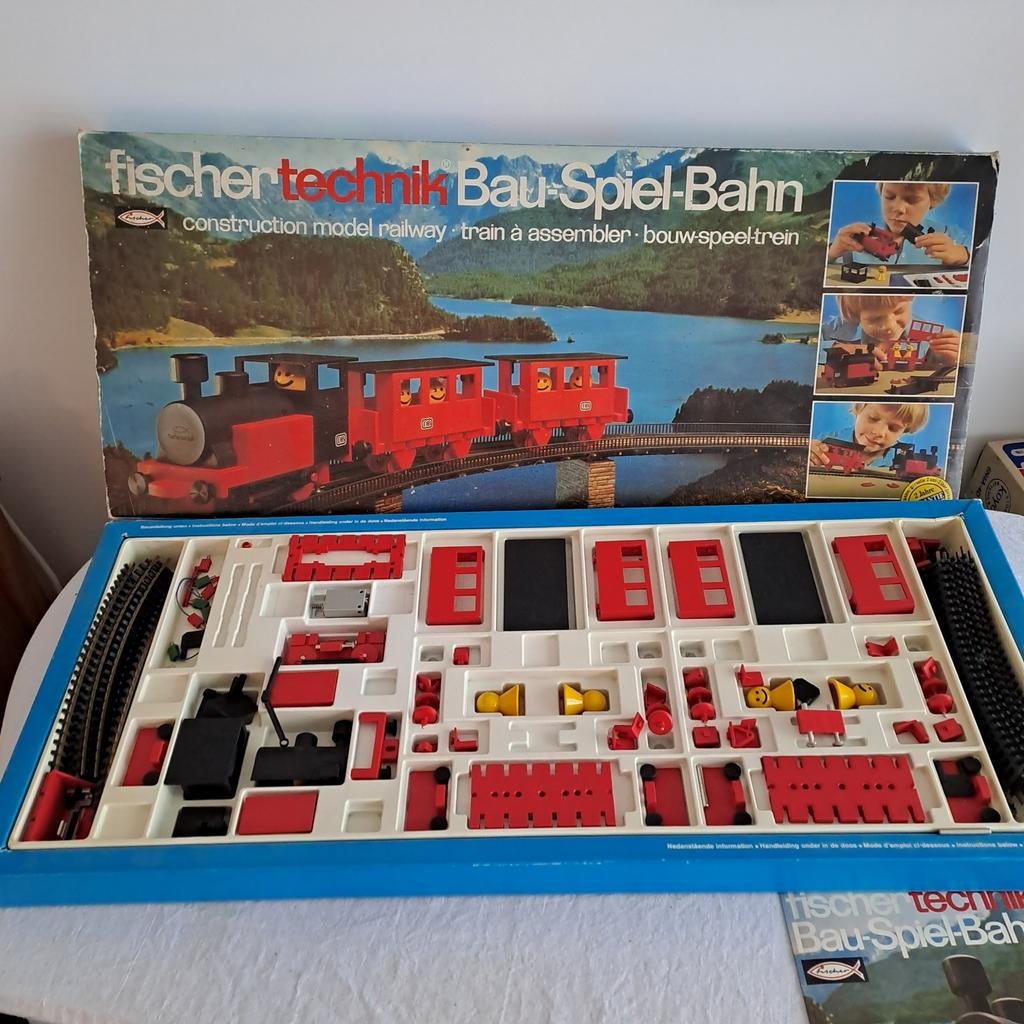 Fischer Technik Bau-Spiel-Bahn, Ophalen, Nieuw