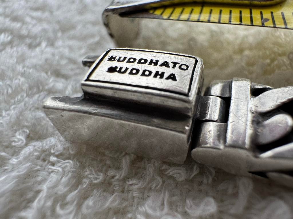 Originele Buddha to Buddha armband - Zilver, Sieraden, Tassen en Uiterlijk, Armbanden, Ophalen, Zo goed als nieuw, Zilver, Zilver