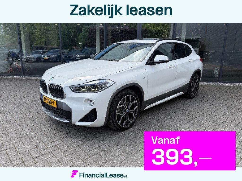 BMW X2 sDrive20i 192pk M-Sport,LED,Schuifdak,HUD,NaviPro,Sto, Automaat, 1998 cc, X2, Met garantie (alle)