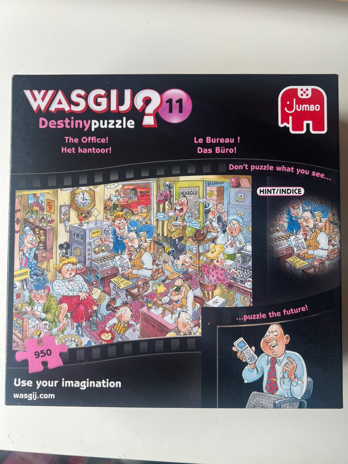 Wasgij puzzel. 950 stukjes, Ophalen, 500 t/m 1500 stukjes, Zo goed als nieuw