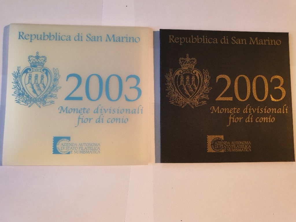 Euro koersmuntset San Marino 2003, Postzegels en Munten, Munten | Europa | Euromunten, Ophalen of Verzenden, San Marino, Overige waardes