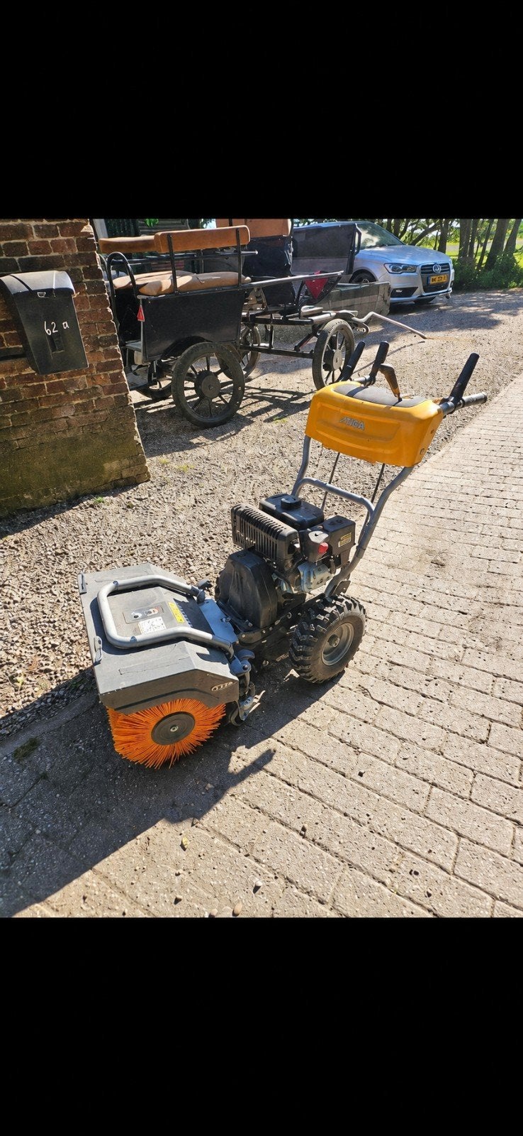 Stiga sws 600, Tuin en Terras, Veegmachines, Zo goed als nieuw, Ophalen of Verzenden