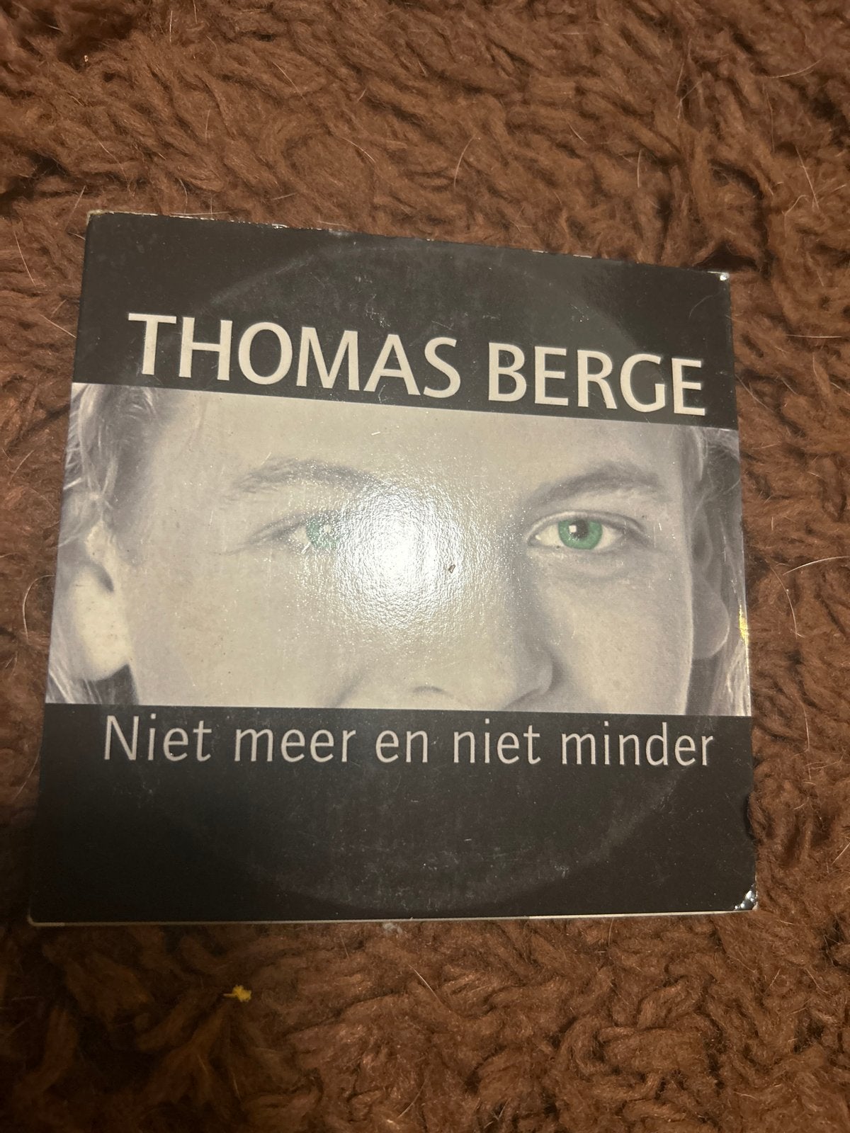 Thomas Berge - Niet meer en niet minder CD Single, Ophalen, Gebruikt, Pop, Single