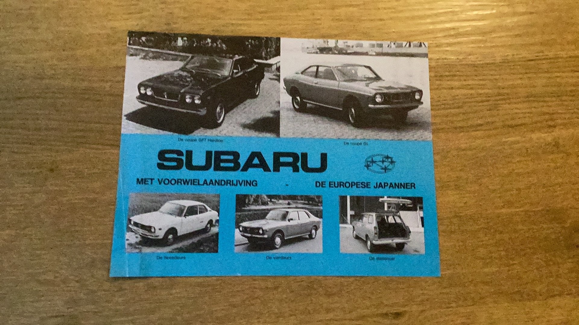 Subaru 1400 folder - De Europese Japanner, Ophalen of Verzenden, Gelezen, Overige merken