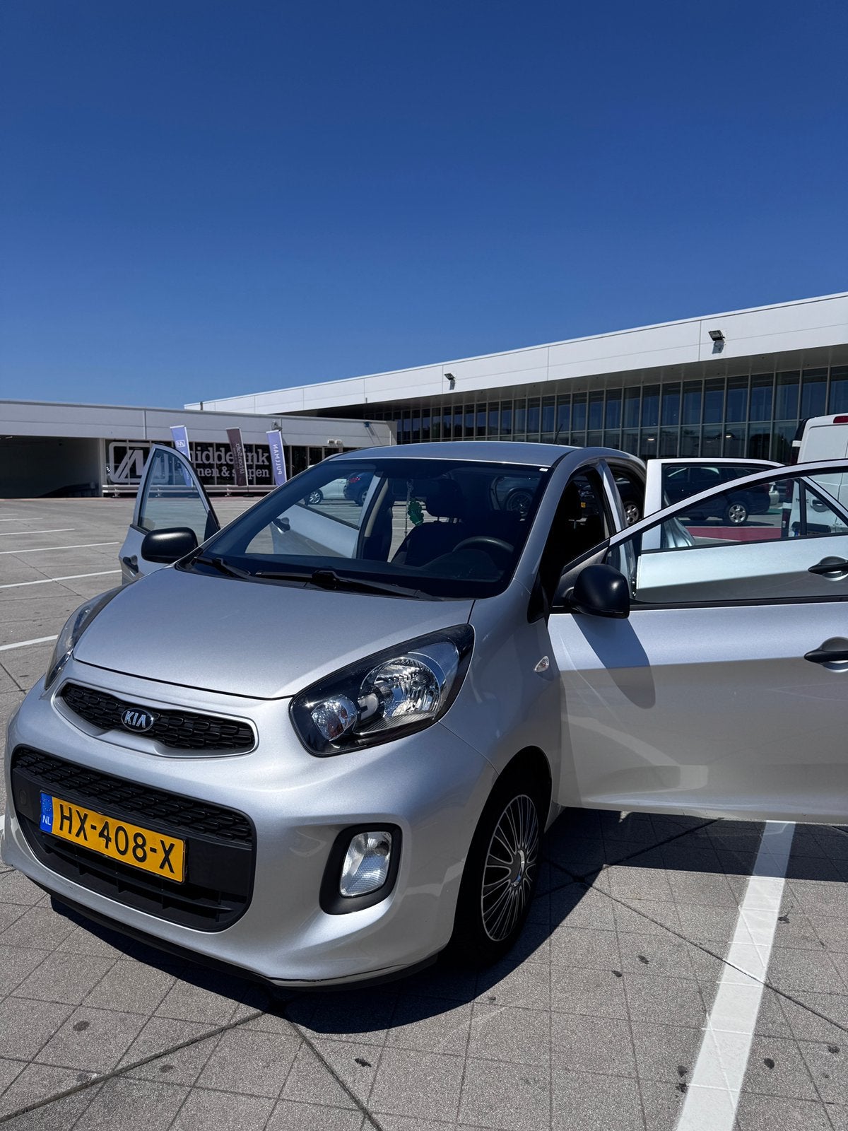 Kia Picanto 1.0 Cvvt 5-DRS 2016 Grijs, Origineel Nederlands, 24 km/l, Handgeschakeld, Particulier