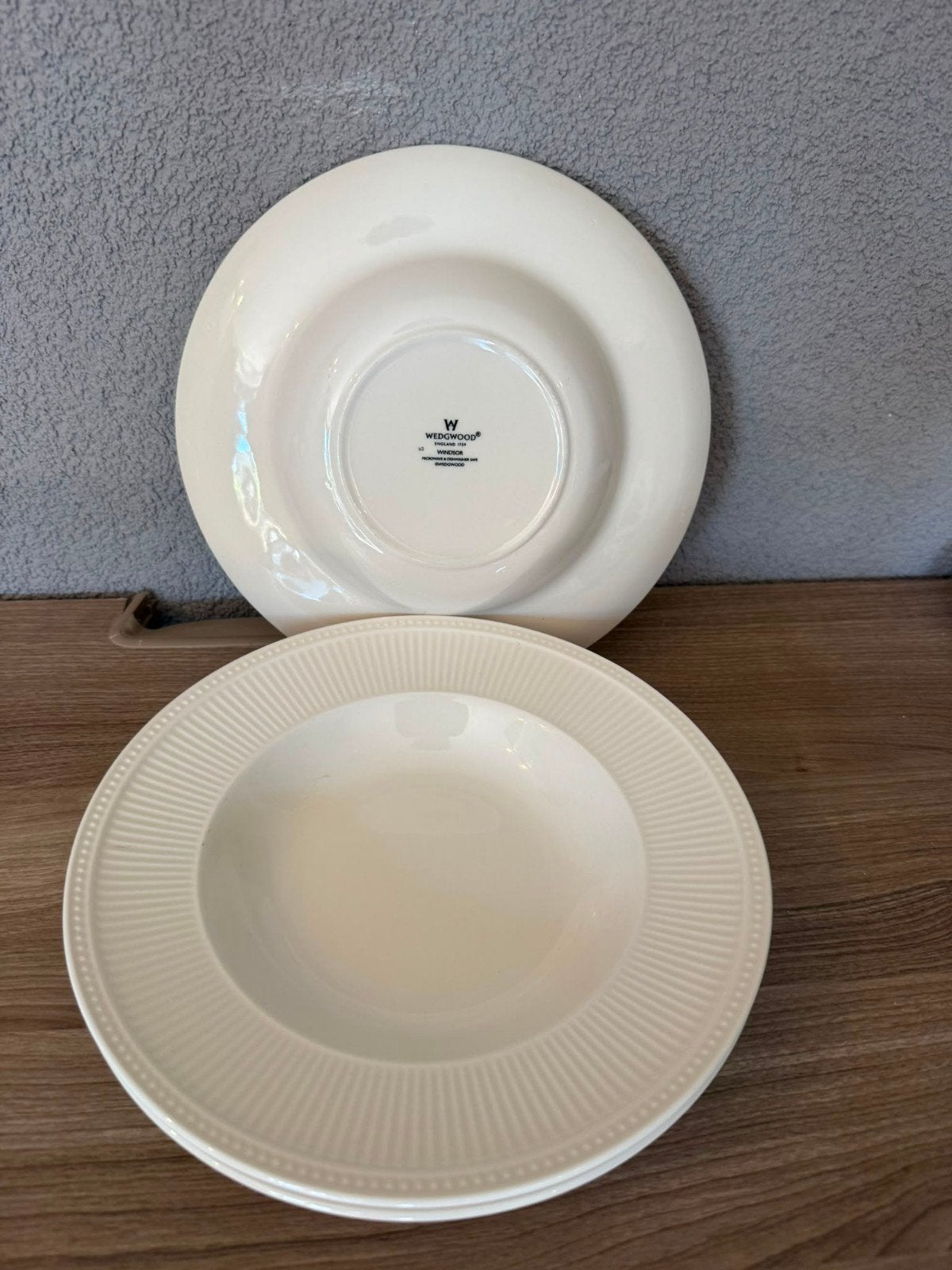 Wedgwood Edme Soepborden - Set van 3, Ophalen of Verzenden, Zo goed als nieuw, Wedgwood, Bord(en)