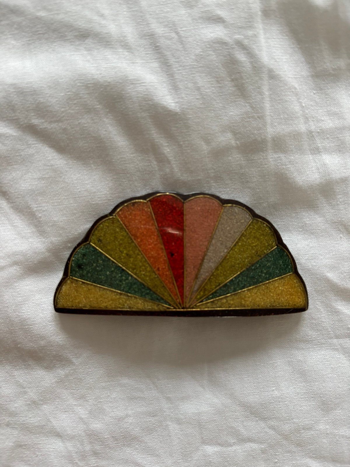 Broche, Ophalen of Verzenden, Zo goed als nieuw, Overige materialen