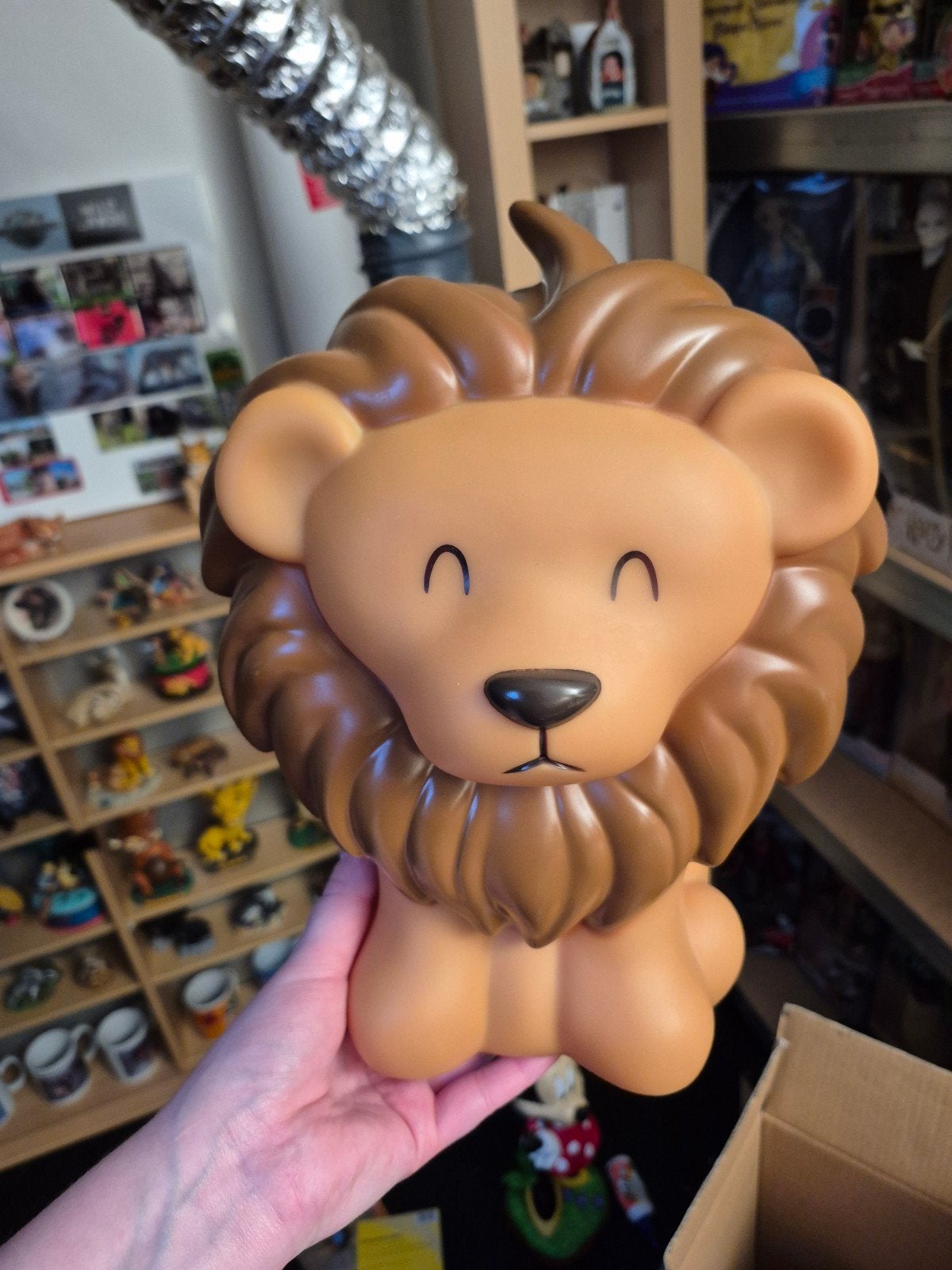 Grote leeuw lamp leuk voor de kinder kamer, Ophalen of Verzenden, Zo goed als nieuw, Lamp