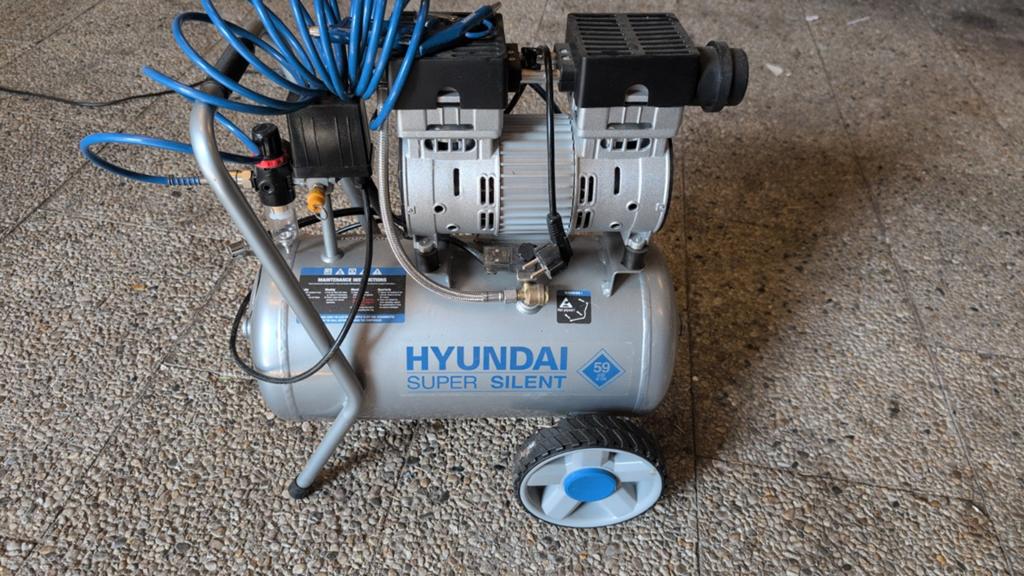 Hyundai Super Silent Olievrije Compressor 24L, Ophalen
