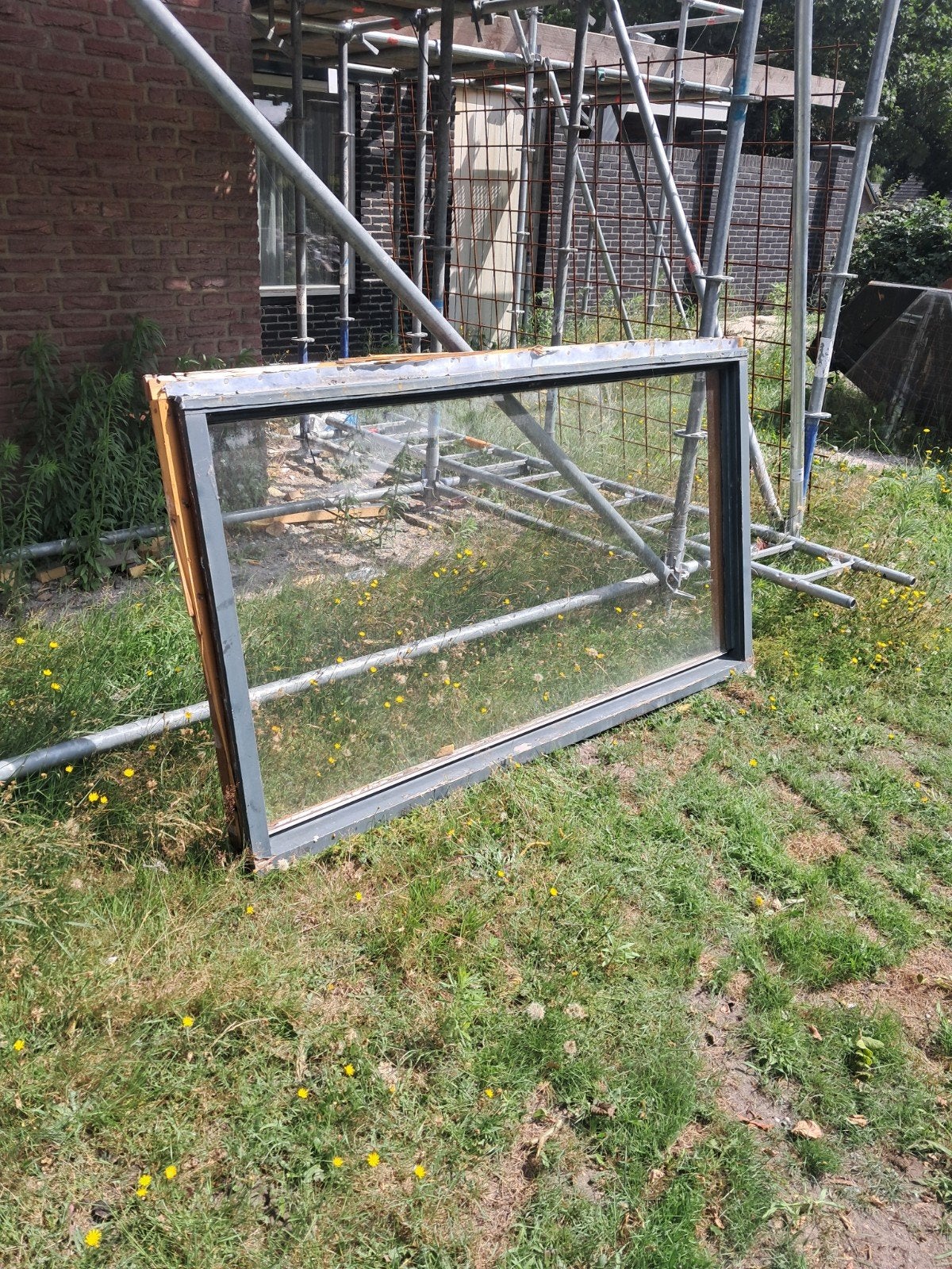 Meranti kozijnen enkel glas 1.90 cm breed en 1.03  cm ho, 75 tot 150 cm, Raamkozijn, Ophalen of Verzenden, 75 tot 150 cm
