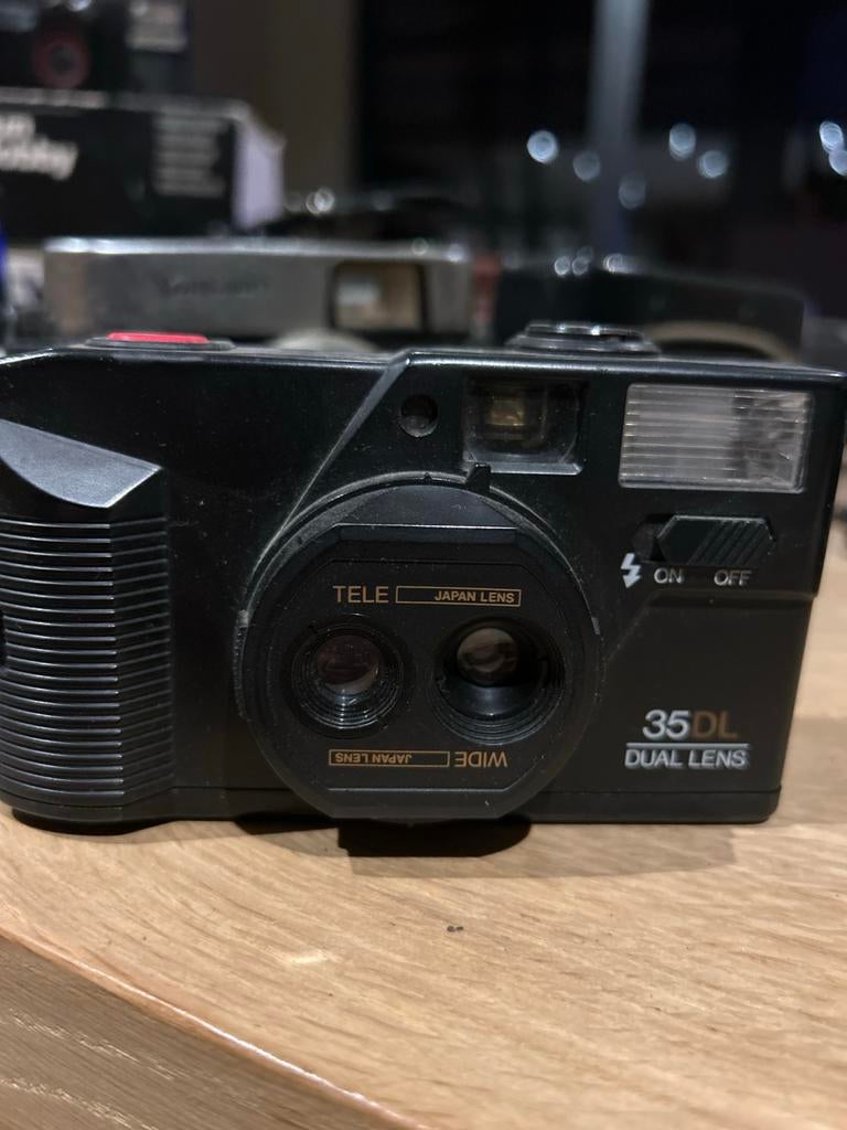 Vintage compactcamera 35DL Dual Lens, Ophalen of Verzenden, Gebruikt, Compact, Overige Merken
