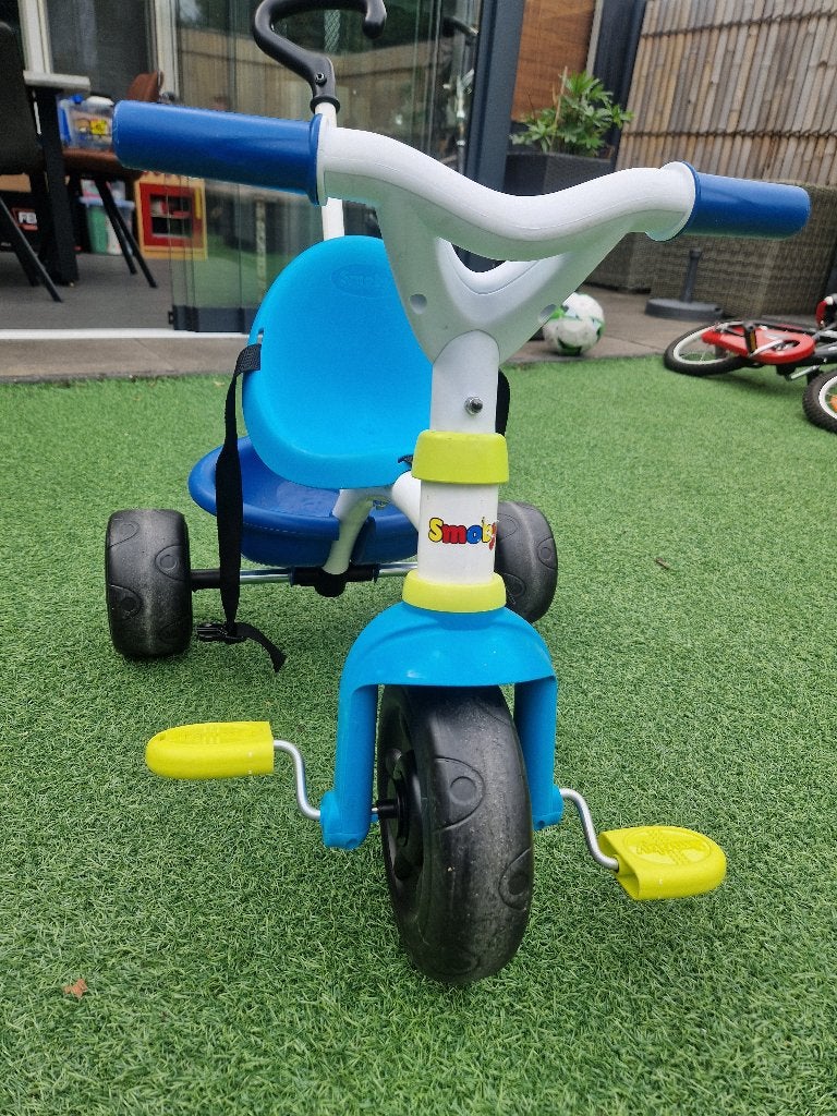 Smoby driewieler, Ophalen, Zo goed als nieuw, Trapvoertuig