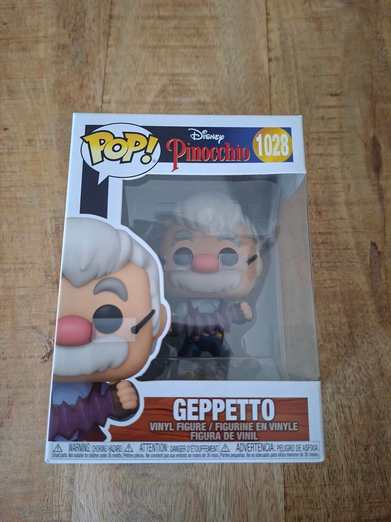Funko pop Gepetto Pinocchio, Verzamelen, Ophalen of Verzenden, Zo goed als nieuw