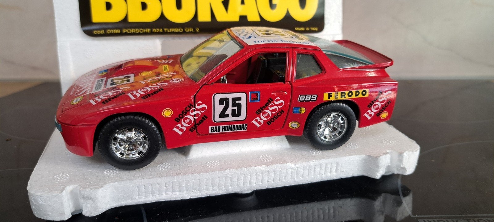 Bburago Porsche 924 Turbo GR.2 Schaal 1:24 (Meerdere), Hobby en Vrije tijd, Ophalen of Verzenden, Nieuw, Auto, Bburago