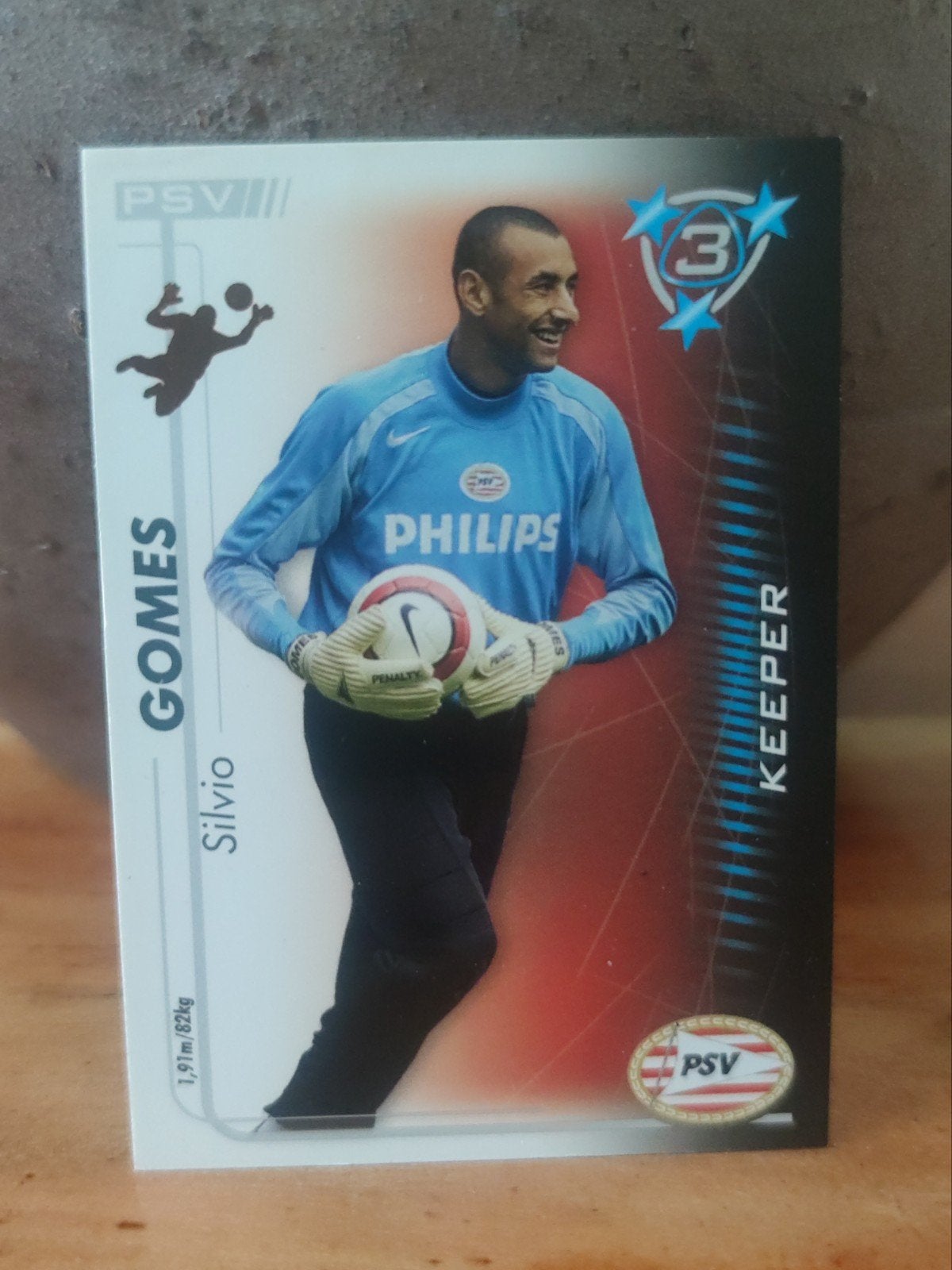 Heurelho Gomes - PSV All Stars kaart 2005-2006, Verzamelen, Sportartikelen en Voetbal, Zo goed als nieuw, Spelerskaart, PSV, Ophalen of Verzenden
