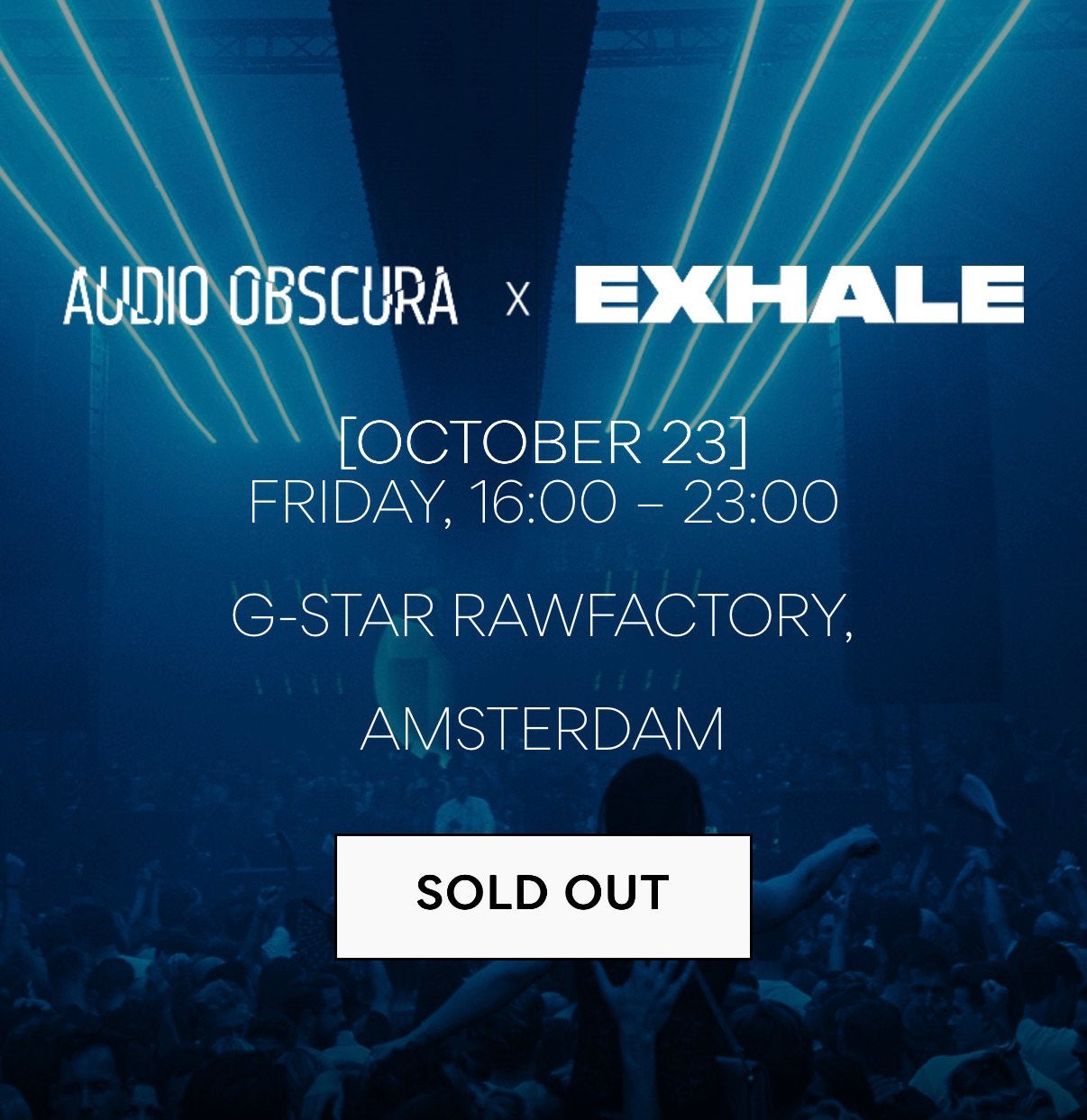 Audio Obscura X Exhale ADE, Eén persoon
